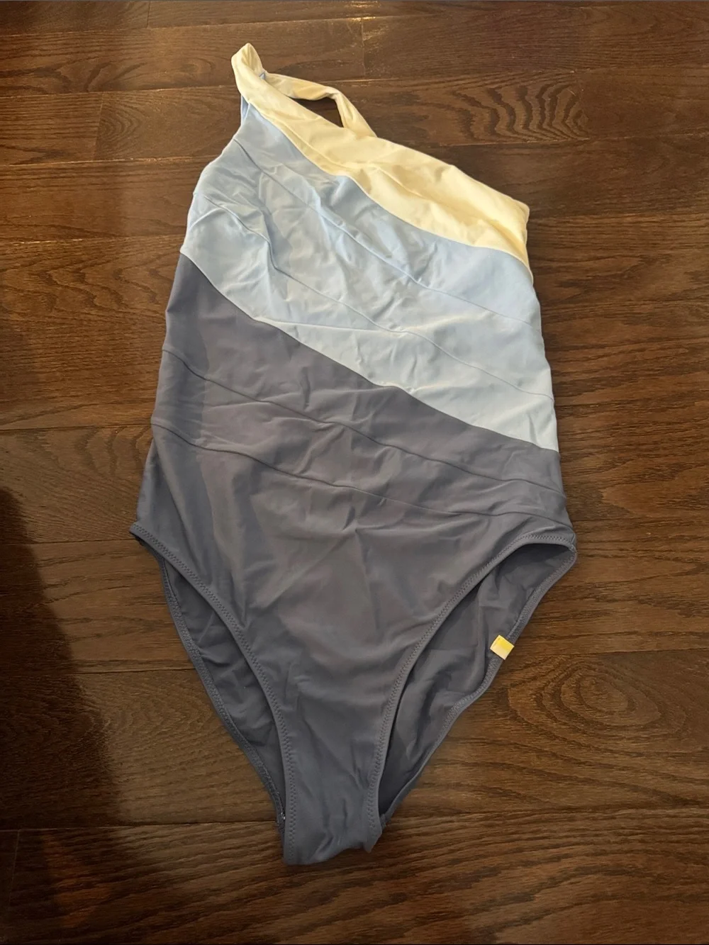 Summersalt One-Shoulder Colorblock Swimsuit like new - Picture 2 of 5